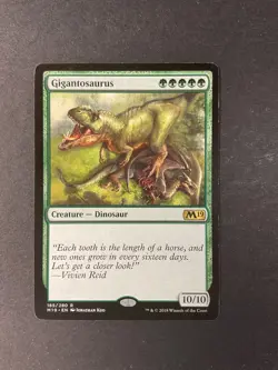 Gigantosaurus - Core Set 2019 - Magic the Gathering - MTG - Image 1