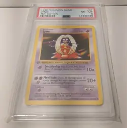 1999 Pokemon Game Base Shadowless 1st Edition English Card-PSA 8 Jynx 31/102 - Image 3