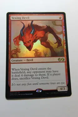 MTG Vexing Devil x1-Foil -Ultimate Masters-Lightly Played - Image 1