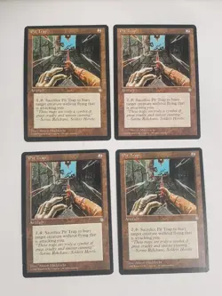 MTG Playset 4x Pit Trap (Ice Age/Artifact/U) - BGM - Image 1