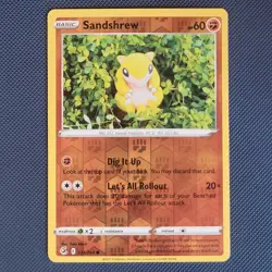Sandshrew 131/264 - Fusion Strike - Common Reverse Holo Pokemon Card - LP - Image 1
