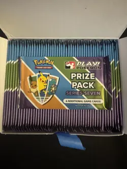 2025 Pokemon TCG Prize Pack Series 7 SEALED Booster Packs x50 - In Original Box - Image 1