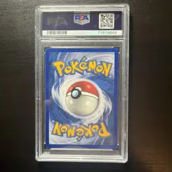 1999 POKEMON GAME #43 ABRA 1ST EDITION SHADOWLESS BASE SET PSA 8 - Image 2