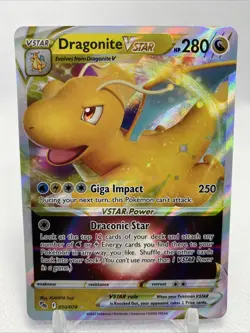Pokemon Dragonite VSTAR 050/078 Pokemon GO Ultra Rare Holo - Image 1