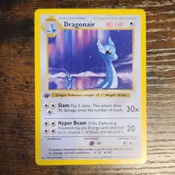 Wizards of the Coast Dragonair 1st Edition Base Set Shadowless 18/102 80 HP - Image 1
