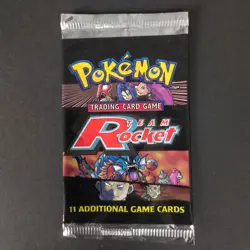 Pokemon TCG: Team Rocket EMPTY Booster Pack - Image 1