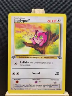 Pokemon TCG 1999 WOTC Jungle 1st Edition Jigglypuff 54/64 - Excellent - Image 1