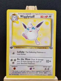 Pokemon TCG 1999 WOTC 1st Edition Non Holo Wigglytuff 32/64 - Excellent - Image 1