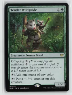Tender Wildguide 0196 Bloomburrow BLB MTG Magic - Image 1