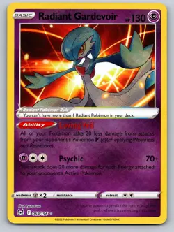 Radiant Gardevoir 069/196 Radiant Rare Lost Origin Near Mint - Image 1