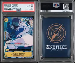 2025 One Piece Jewelry Bonney Illustration Box Ex Promo PSA 10 #105 - Image 3