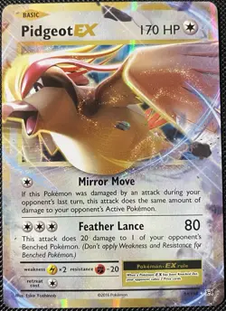 Pidgeot EX 64/108 Evolutions Holo - Pokemon Card - Image 1
