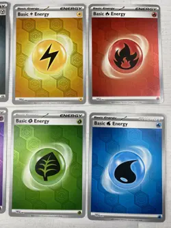 Pokemon TCG Lot of 8 Reverse Holo Basic Energy Cards Set Shrouded Fable NM - Image 5
