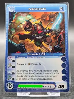 Chaotic Card : Nebres Chaotic OP First Edition Creature - Image 1