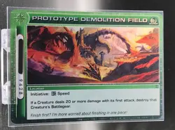 Chaotic Card : Prototype Demolition Field Turn Of The Tide Super Rare Location - Image 1