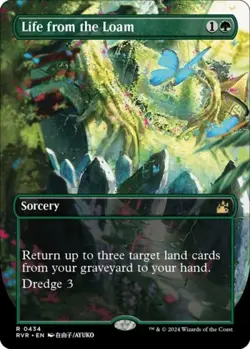 Life from the Loam (Anime Borderless) -Foil Near Mint MTG Ravnica Remastered - Image 1