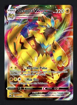 Zeraora VMAX 054/159 Crown Zenith Ultra Rare Pokemon TCG - Image 1