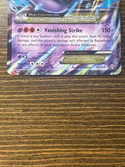 Pokemon TCG XY: Breakthrough M Mewtwo EX Ultra Rare Holo Card 63/162 NM - Image 3