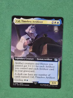 MTG Cid, Timeless Artificer (Extended Art) Regular Final Fantasy - Image 3