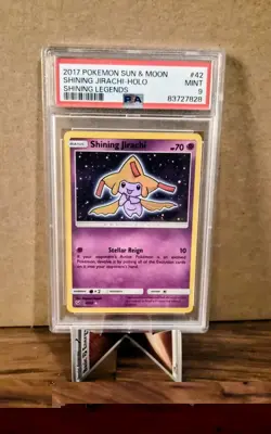 Pokemon 2017 Shining Legends Shining Jirachi 42/73 Holo PSA 9 - Image 1
