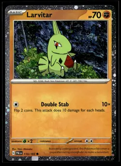 Larvitar - (Cosmo Foil) 110/193 Holo Miscellaneous Cards & Products NM - Image 1