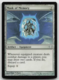 MTG Mask of Memory U Planechase 119 MP - Image 1