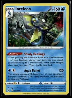 Inteleon - (Cosmos Holo) 058/202 Holo Miscellaneous Cards & Products NM - Image 1