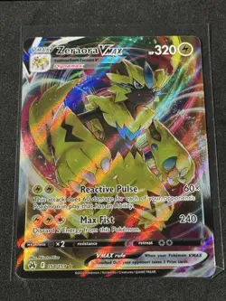 Zeraora VMAX 054/159 Crown Zenith Holo Near Mint Pokemon Card Tcg - Image 1