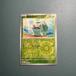 Bulbasaur - (Cosmos Holo) (Costco Exclusive) 001/165 Miscellaneous Cards &... - Image 1