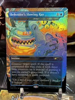 MTG | Beholder's Slowing Ray - Delay [Secret Lair DND] ✨FOIL✨ - Image 1