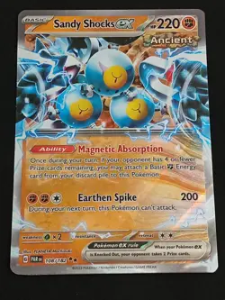 Pokemon - Sandfell / Sandy Shocks ex - PAR 108/182 - Englisch - NM - Image 1