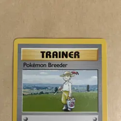 Pokemon Card Pokemon Breeder 76/102 Rare 4th Print Base Set 1999-2000 WOTC - Image 2