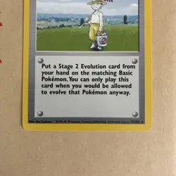 Pokemon Card Pokemon Breeder 76/102 Rare 4th Print Base Set 1999-2000 WOTC - Image 3