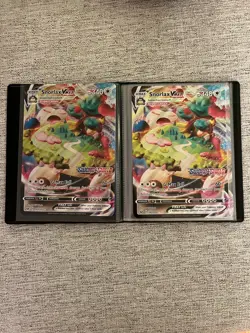 7X Pokemon Jumbo Snorlax VMAX 142/202 Stamped Promo Sword & Shield NM-LP Binder - Image 1