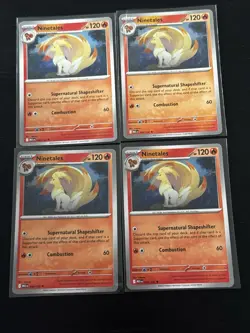 4x Ninetales 020/132 MEG Playset - Pokemon TCG Mega Evolution - Image 1