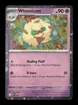 Whimsicott (Cosmos Holo) 019 Holo ME: Mega Evolution Promo NM/M Pokemon - Image 1