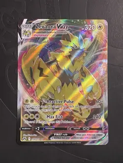 Zeraora VMAX 054/159 Holo Ultra Rare Crown Zenith Pokemon TCG NM - Image 1