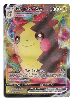 Morpeko VMAX 038/072 Shining Fates Holo Pokemon TCG - NM - Image 1