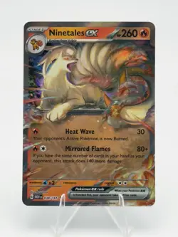 Ninetales ex - 038/165 SV: Scarlet & Violet 151 Holo Pokemon TCG NM - Image 1