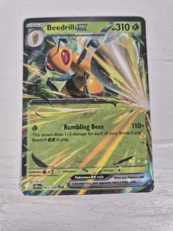 Beedrill Ex 003/086 - Double Rare - Chaos Rising - Pokemon TCG Mega Evolutions - Image 1