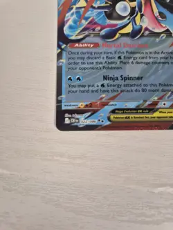 Mega Greninja ex 022/086 Me04: Chaos Rising Holo Pokemon TCG Mega Evolutions NM - Image 5