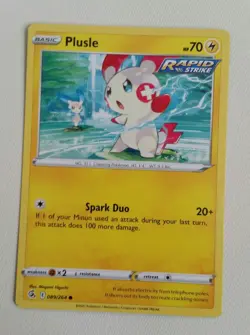 4x Pokemon TCG Fusion Strike: Plusle (089/264) - Common - Near Mint - Image 4