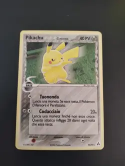 Carte Pokemon PIKACHU 93/92 Specie Delta ITA Holo Italiano - Image 1