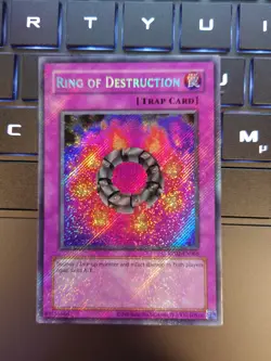 Ring of Destruction Secret Rare - RP02-EN066 - Image 1