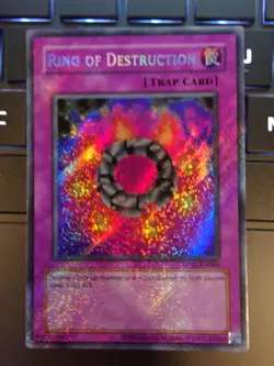 Ring of Destruction Secret Rare - RP02-EN066 - Image 2
