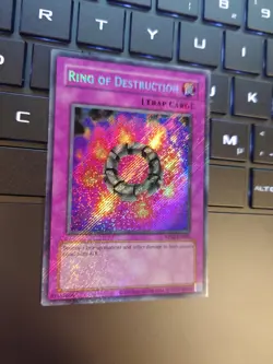 Ring of Destruction Secret Rare - RP02-EN066 - Image 4