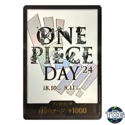 DON !! Card One Piece Day 24 Promo Card White background Japanese Sealed - Image 1
