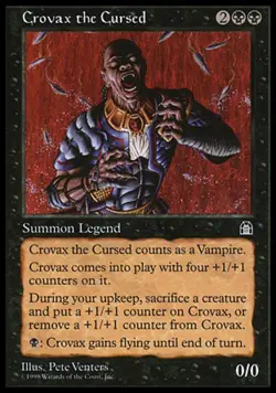 Crovax, The Cursed - SH MTG - Light Play - Image 1