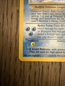 Pokemon Blastoise 2/102 Celebrations Classic Collection Holo Card NM Condition - Image 3