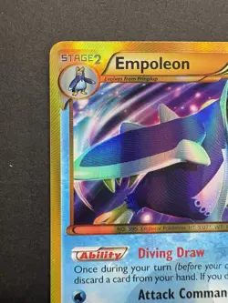Empoleon Plasma Freeze 117/116 Secret Rare Card LP Condition - Image 2